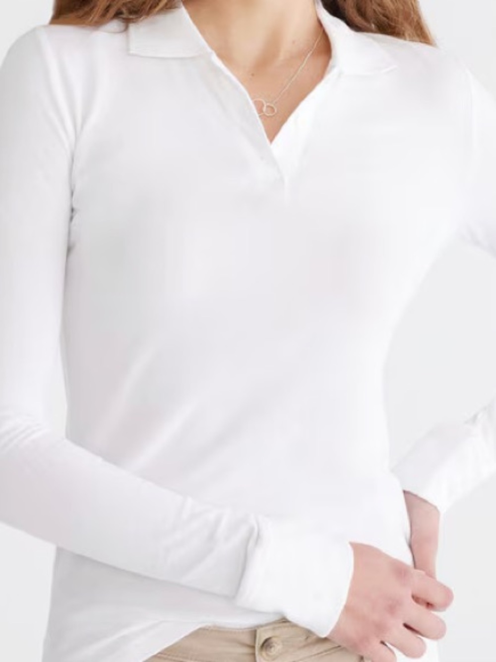 Aeropostale White Polo Shirt